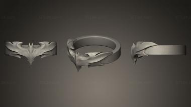 Jewelry rings Dark Knight Ring 3d model